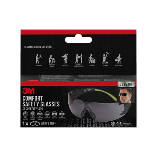 Eine Schachtel mit 3M™ SecureFit™ Schutzbrille 400 von 3M Deutschland GmbH.