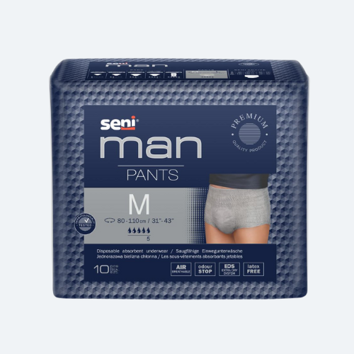 Inkontinenčné nohavice pre mužov