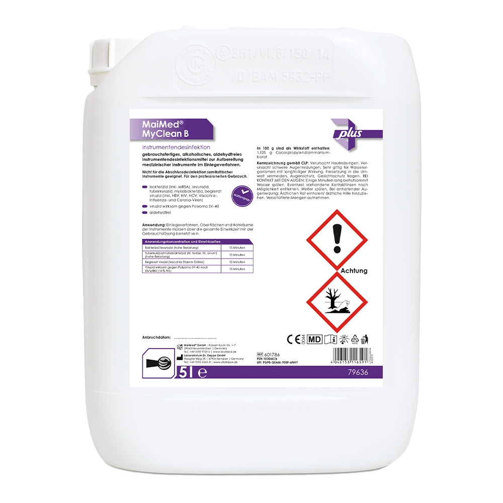 MaiMed MyClean B vŕtacia vaňa 5l/plechovka, 1 kus | Kanister (5 l)