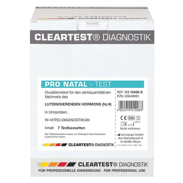 Cleartest Pro Natal, Balenie: 7 kusov | Balenie (7 testov)