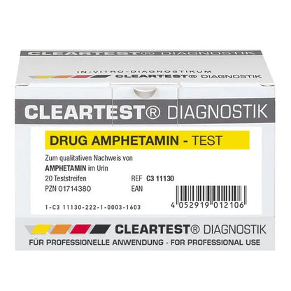 Cleartest Drug, Metamfetamín 1000ng/ml, Balenie: 20 kusov | Balenie (20 testov)