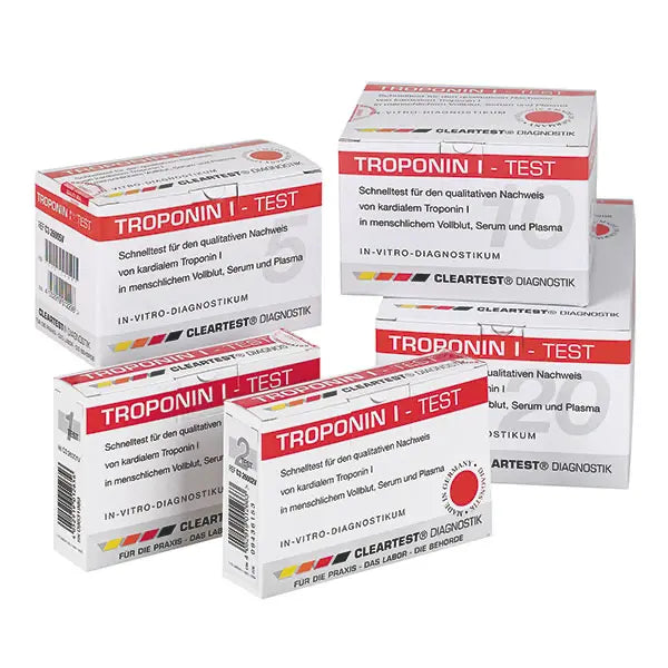 Cleartest® troponín I plnokrvný infarkt test infarktu