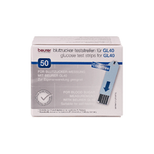 Testovacie prúžky pre Beurer GL 40 mg/dl, balenie po 50 kusoch