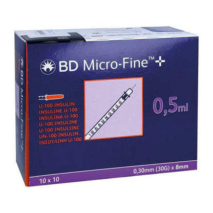 Inzulínová striekačka Micro-Fine Plus | Balenie (100 kusov)