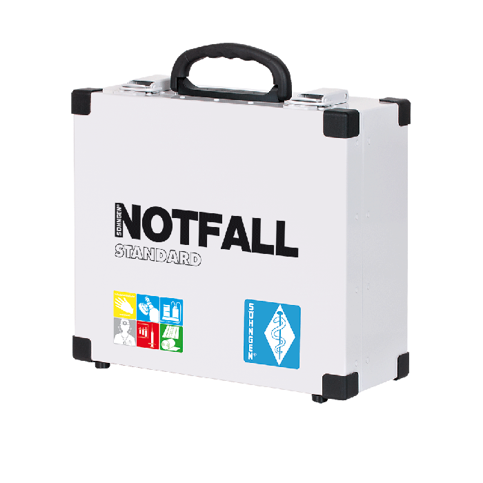 Notfallkoffer STANDARD leer mit Inneneinrichtung
