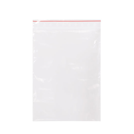 Vrecúško z PE s uzáverom na stlačenie, rozmery 300 x 400 x 0,05 mm