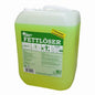 Der Abena Re-Seller GmbH GastroPower Fettlöser Öko-Box, 10 l, ist ein umweltfreundlicher Fettlöser in einem Kunststoffbehälter mit weißem Griff. Er ist mit Hinweisen und Sicherheitshinweisen beschriftet und eignet sich ideal für die Profiküche. Wird als 1 Packung in einem Karton geliefert.