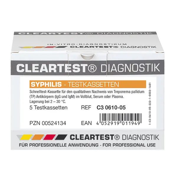 Jasný testovací syfilis