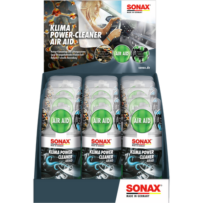SONAX KlimaPowerCleaner AirAid Thekendisplay