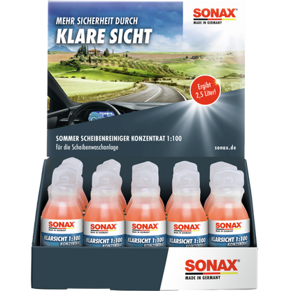 SONAX KlarSicht 1:100 Konzentrat Thekendisplay