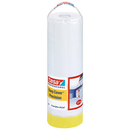 tesa Professional 4365 Easy Cover Präzision PLUS HDPE-Folie, transparent 17 m x 2,6 m