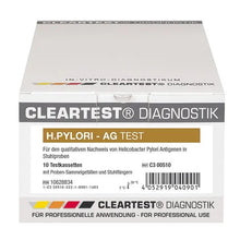 Cleartest Pylori AG, vyrobený zo stoličky