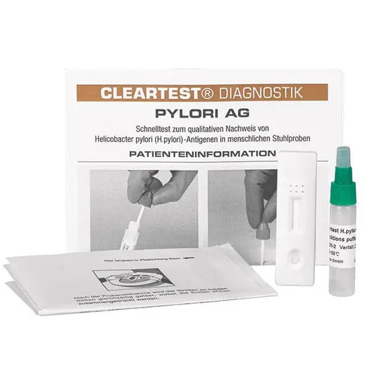 Cleartest Pylori AG, vyrobený zo stoličky