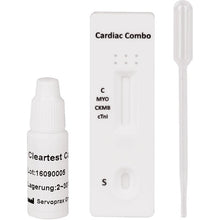 Cleartest Cardio, Balenie: 5 testovacích kaziet Myoglobin/CK-MB/Trop I | Balenie (5 testov)