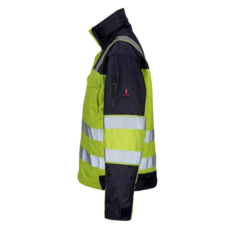 Zimná bunda MASCOT® Genova, hivis žltá/námorná