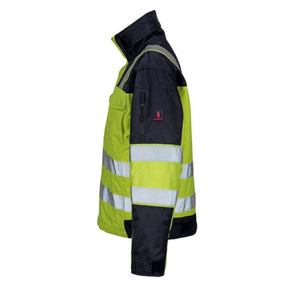 Zimná bunda MASCOT® Genova, hivis žltá/námorná