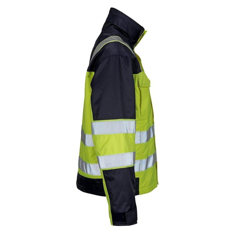 Zimná bunda MASCOT® Genova, hivis žltá/námorná