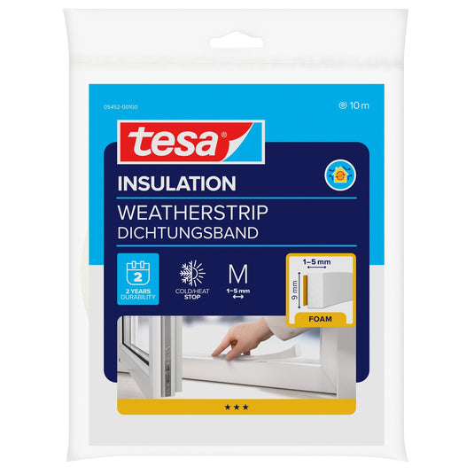 Tesniaca páska tesa INSULATION, biela, 10 m x 9 mm