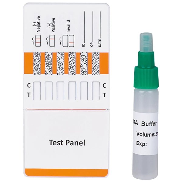 Cleartest Multi Drug utierkový test 12-násobná kombinácia liečiv, testovacia platnička