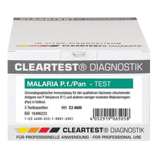 Cleartest Malaria P.f./Pan Pack: 5 testovacích kaziet | Balenie (5 testov)