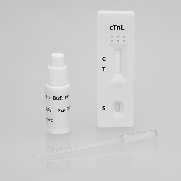 Cleartest light Troponin I Pack: 5 testovacích kaziet vrátane príslušenstva | Balenie (5 testov)