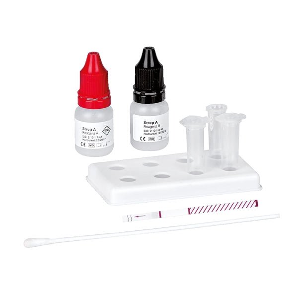 Cleartest Strep-A Eco Pack: 25 testovacích prúžkov vrátane príslušenstva (bez kontrolného roztoku | Balenie (25 testov)