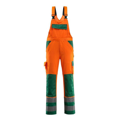 Montérky MASCOT® Barras, vysoko oranžová/zelená