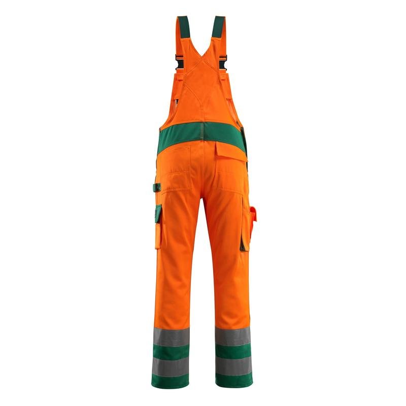 Montérky MASCOT® Barras, vysoko oranžová/zelená