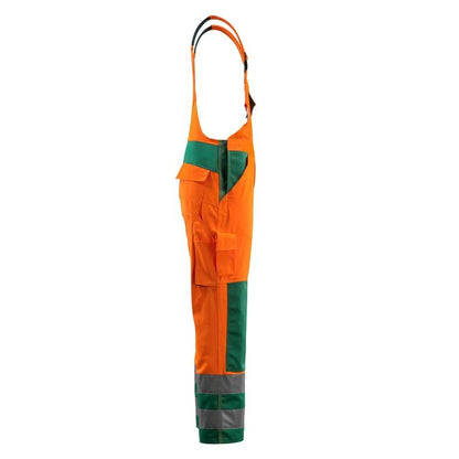 Montérky MASCOT® Barras, vysoko oranžová/zelená
