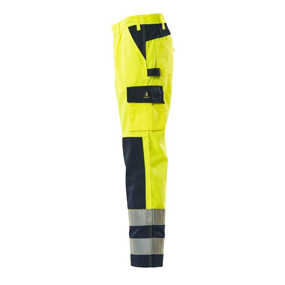 Nohavice MASCOT® Olinda, hi-vis žltá/námorná