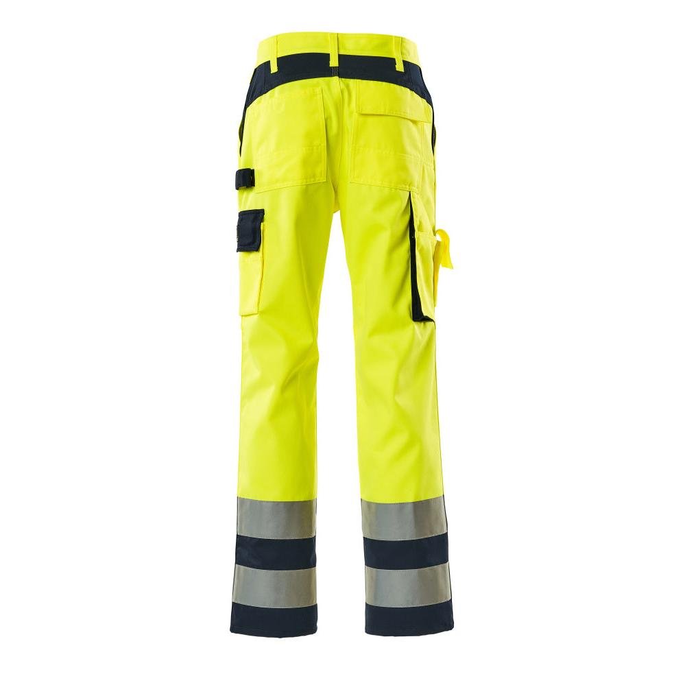 Nohavice MASCOT® Olinda, hi-vis žltá/námorná
