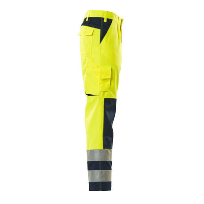 Nohavice MASCOT® Olinda, hi-vis žltá/námorná