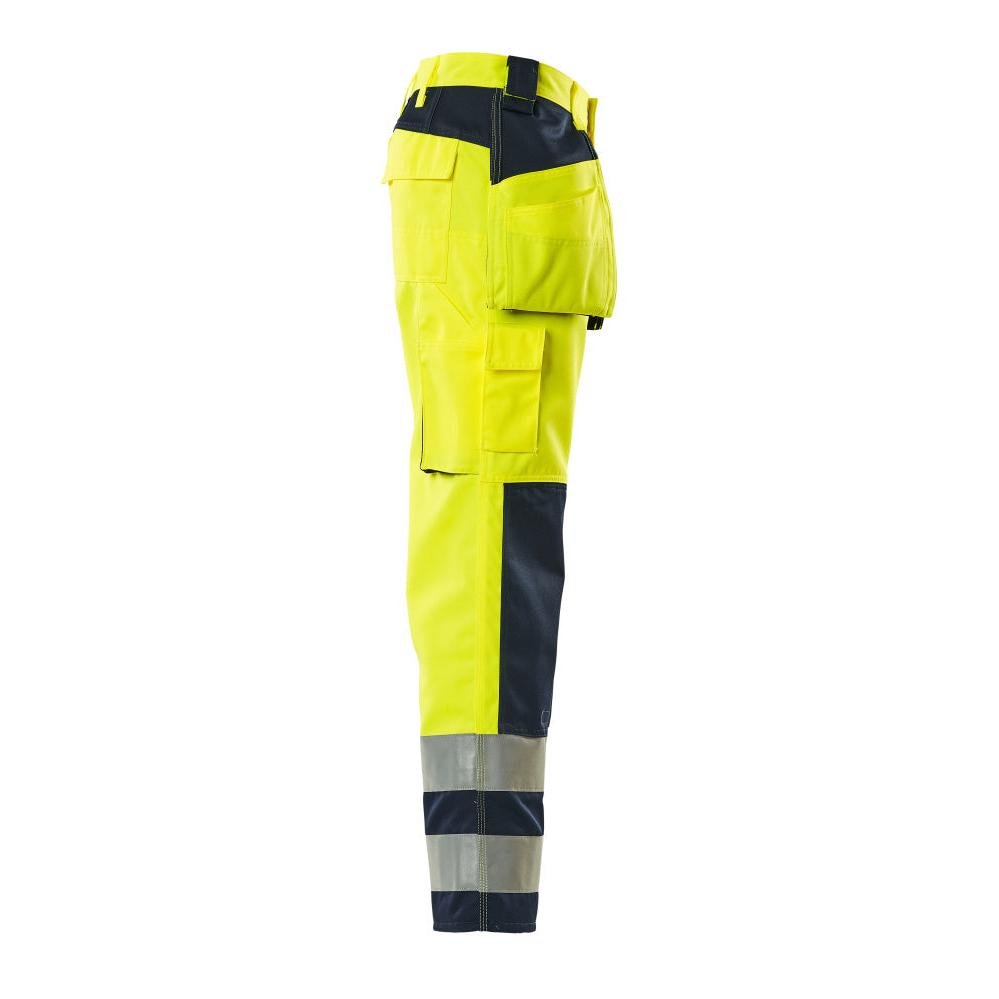 Remeselné nohavice MASCOT® Almas, hi-vis žltá/námorná