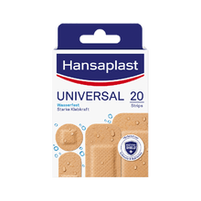 Hansaplast UNIVERSAL náplasti, 20 kusov, 4 veľkosti
