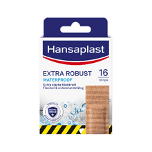 Hansaplast EXTRA ROBUST náplasti 2,6 x 7,6 cm, balenie po 16 kusoch