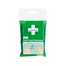 Cederroth Soft Foam obväz, modrý, v dĺžkových úsekoch po 40 cm, šírka 6 cm, náhradná náplň 666150