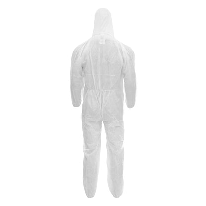 NITRAS POLYSAFE BASIC II, protichemická kombinéza, biela