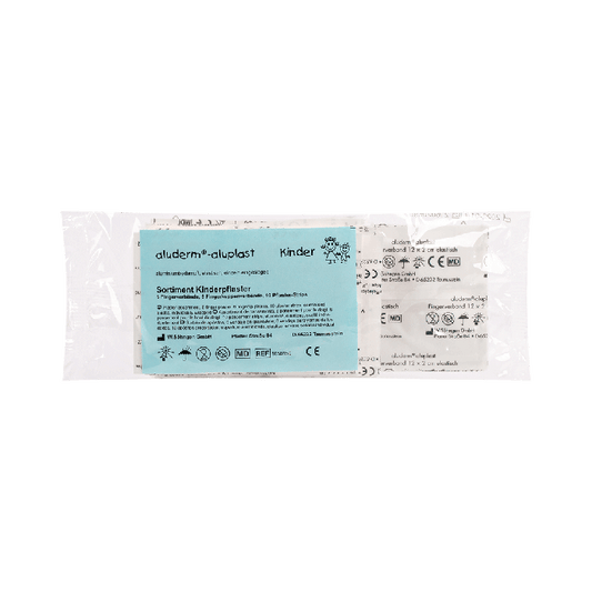 aluderm®-aluplast elastické detské náplasti, sada 20 kusov