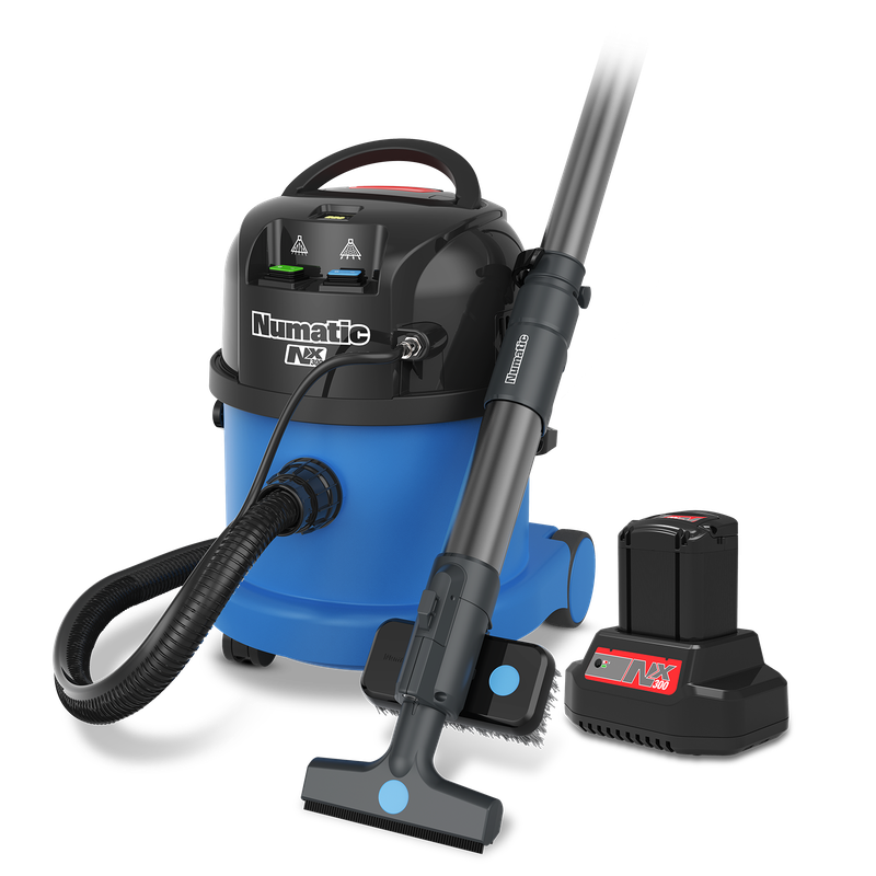 Numatic batériové sprejové odsávacie zariadenie CTB370NX/1 X-Tract, modrá, súprava príslušenstva CTX170 | Balenie (1 kus)