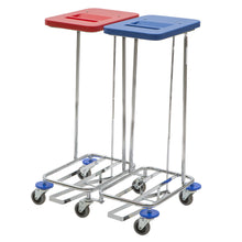 Dvojitý zberač bielizne. s pedálom | 1 kus