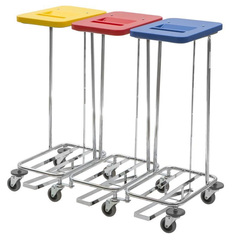 VERMOP Meditrans trojitý kôš na bielizeň, s vekom a pedálom 1 kus