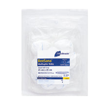 BeeSana® gázové tampóny, RöKo, sterilné, 25 x 26 cm, okrúhly tvar, 10 kusov | Balenie (300 kusov)
