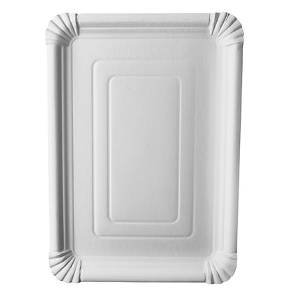 Ten PAPSTAR Hranatý tanier 24 × 33 cm, lepenka „pure“, biela (125 kusov) od PAPSTAR GmbH je ekologický, obdĺžnikový jednorazový kartónový tanier so zdvihnutým okrajom – navrhnutý s ohľadom na udržateľnosť pre modernú domácnosť.