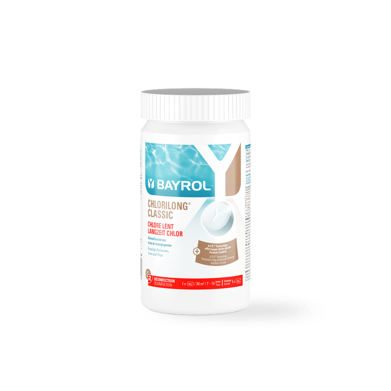 BAYROL Chlorilong® CLASSIC pomaly rozpustné chlórové tablety do bazénov