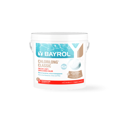 BAYROL Chlorilong® CLASSIC pomaly rozpustné chlórové tablety do bazénov