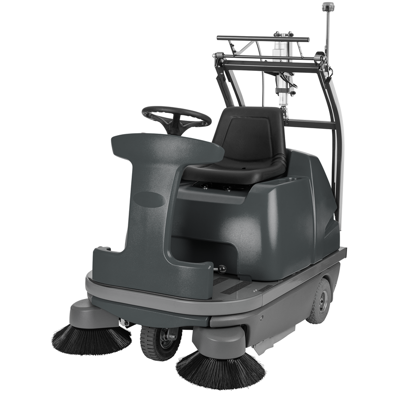 Numatic pojazdný vysávač NU 12, HE, TRS s 2. bočnou kefou | Balenie (1 kus)