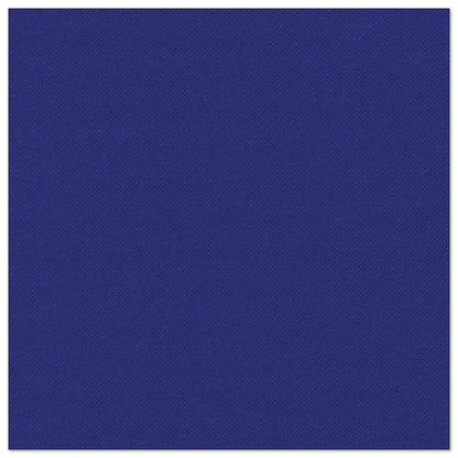 Obrázok štvorcového formátu zobrazuje jednofarebnú, hlbokú modrú farbu s jemnou textúrou, ktorá pripomína PAPSTAR 50 servítok "ROYAL Collection" 1/4-sklad 40 x 40 cm tmavomodrá od PAPSTAR GmbH, bez ďalších objektov alebo motívov.