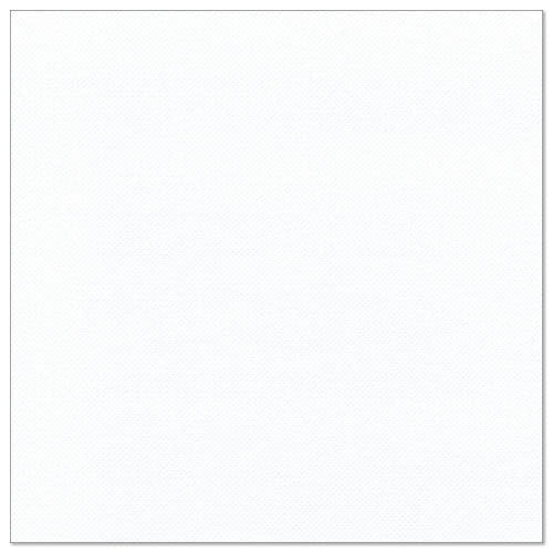 Biela štvorcová papierová servítka s jemnou štruktúrou od PAPSTAR GmbH, 50 servítok "ROYAL Collection", 1/4-sklad, 40 x 40 cm, zobrazená na bielom pozadí.