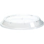Veko pre 119568 od Duni GmbH je priehľadné, okrúhle PS-veko (106x106x14 mm), mierne vypuklé s hladkým okrajom a plochým stredom, presne pasujúce na obaly na potraviny. Balenie s 100 kusmi.