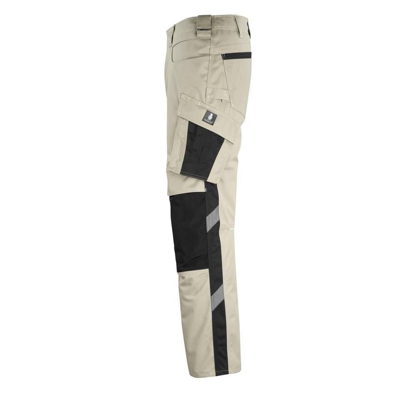 Nohavice MASCOT® Erlangen, svetlé khaki/čierne